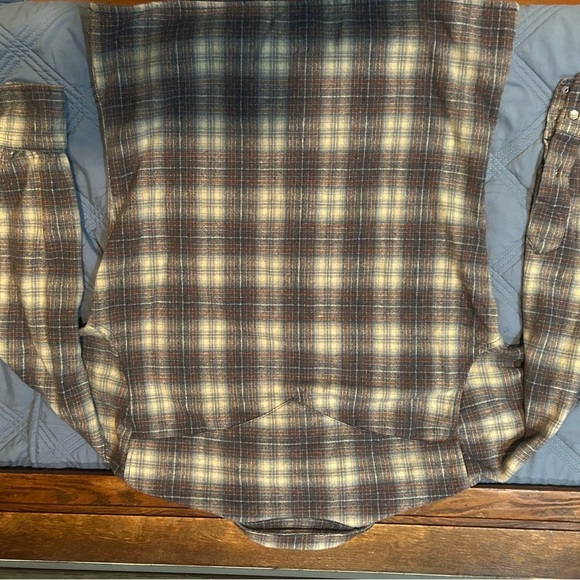 Vintage 1960s–70s Pendleton Wool Lined Flannel Shirt Jacket Medium USA - Picture 2 of 5